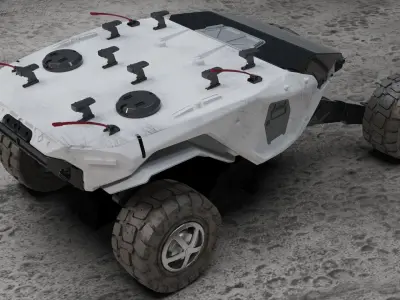 Vehicle mars transporter 3D model