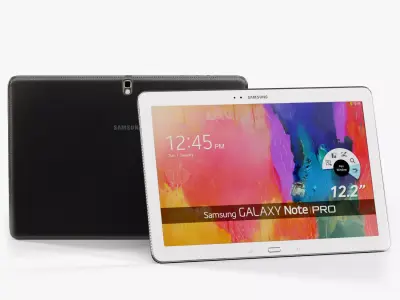 Samsung Galaxy Tab Pro 12-2 tablet Low-poly 3D model