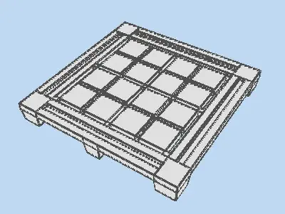 Pallet - Type 3 3D model