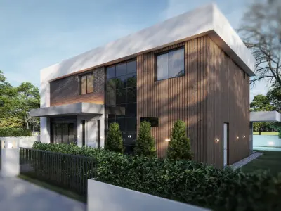 Garden Villa project 3D model