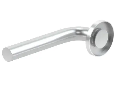 Eurospec Radium Stainless Steel Door Handle 3D model