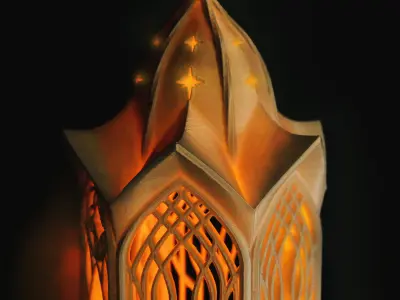 Elvish Lantern 3D print model