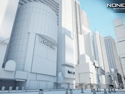 NYC Broadway V2 3D model