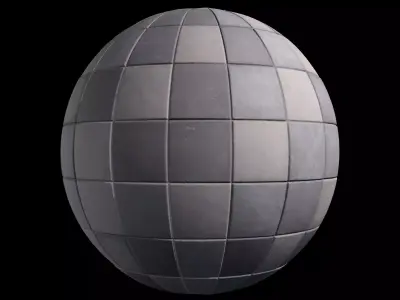  Checkered concrete tiles Texture