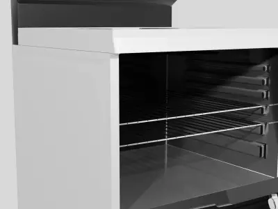 Electric Stove - Oven 3D model