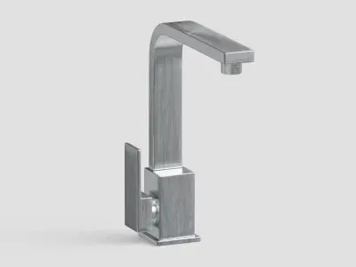 Kitchen Sink Faucet Set of 9 Low-poly 3D model