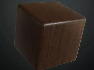 Modern Polished Oak Floor Planks PBR Texture