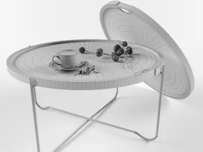 Tray Table CH417 Free 3D model