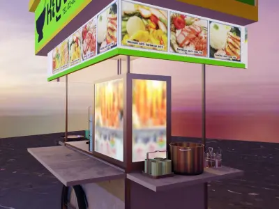 TH-Street food 1 3D model