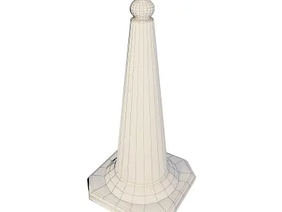 Hong Kong Traffic Cone 3D model