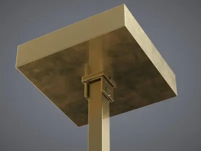 Sciolari 81 Cubes Chrome Chandelier 3D model