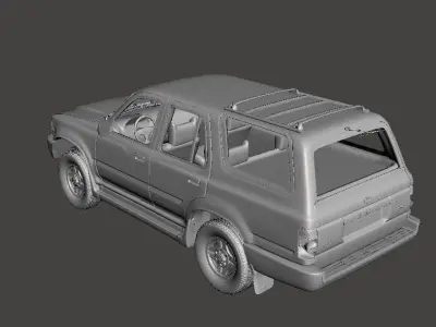 Toyota 4Runner Mk2 5door 1992 3D print model
