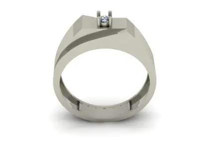 man ring for daimonds 3D print model