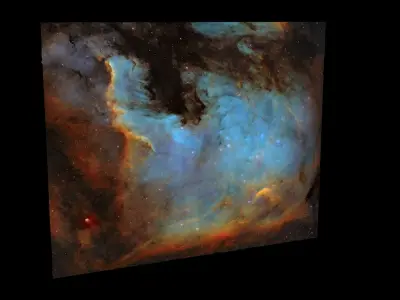 North America Nebula 3D model