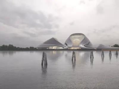 Seaside observation deck 3D model