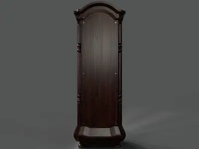 Grandpa Clock Low-Poly Game Ready 3D Model Low-poly 3D model