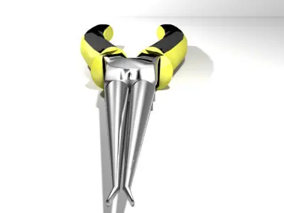 Mechanical Handtools - Round-nose Pliers 3D model