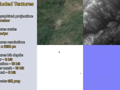 Chaoyang China City Landscape 3D Model 3D model