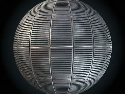 Metal Floor PBR Texture Texture