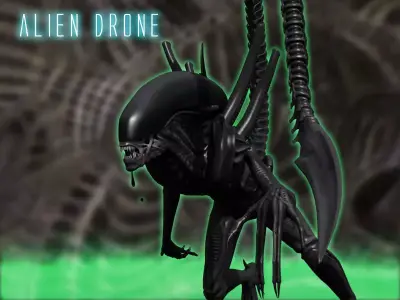 Xenomorph Alien Drone 3D model