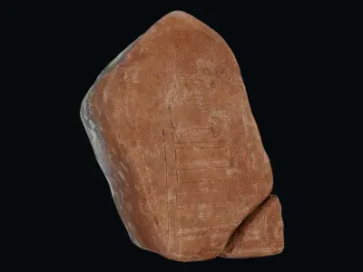 Kizildag - Hartapu Monument Low-poly 3D model