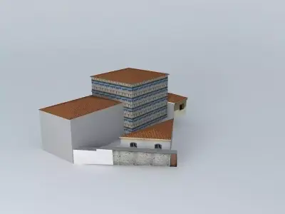 Houses 2 3 building 3D model