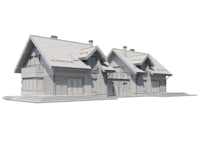 Cottage V10 3D model