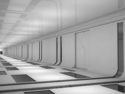 Sci Fi Apartment 3D model