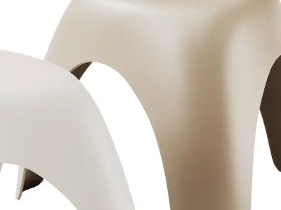 Elephant Stool by Vitra 3D model