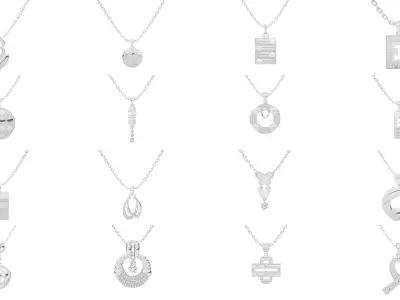 73 Branded Necklace Pendant pack