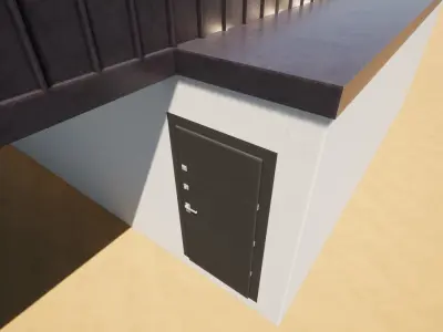 Modern House 3D model 64