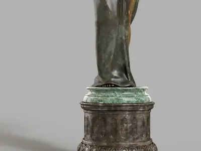 Badari art lightning 3D model