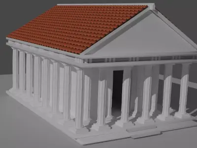 Treasury of Ancient Greece Free 3D model