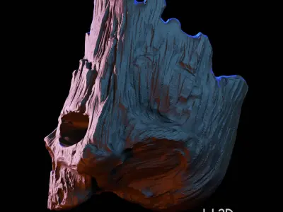 Groot Skull 3D model