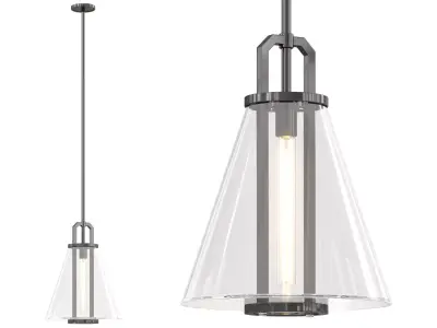 Glass Funnel Pendant 3D model