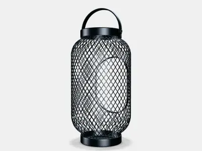 TOPPIG Lantern for block candle Low-poly 3D model