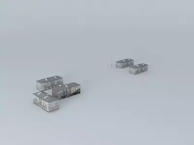 Riga Ieriku Khrushchovki on Ieriku street Free 3D model