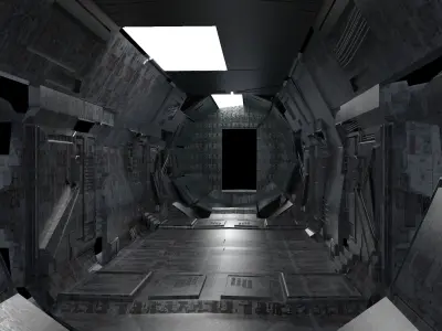 Sci-Fi Interior 3D model purchase