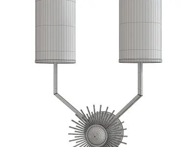 Hudson Valley Borland Wall Sconce Low-poly 3D model