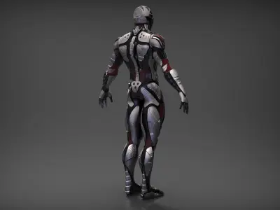 Sci-Fi Character 3D model buy