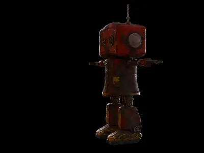 Rusted Robot 3D model