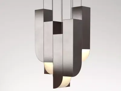 Cora modern pendant light 3D model