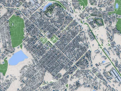 Chisinau City Moldova 3D model