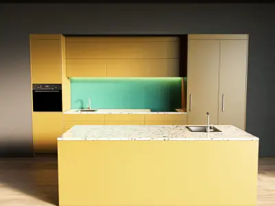 41-Kitchen5 matte 4 3D model