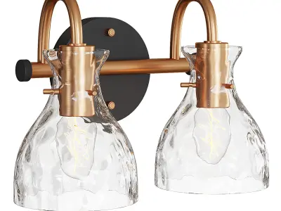 Almine-2 Armed Sconce by Corrigan Studio 3D model