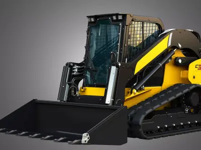 C362 Compact Track Loader - Bucket 3D model