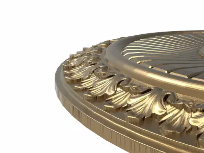 decorative pattern ready for 3D printing 3D model