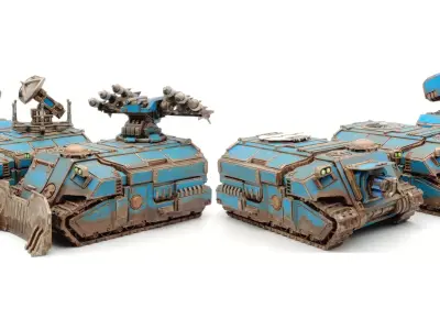 Tempest legion and Black Knights - Euphractus Support Vehicle 3D print model