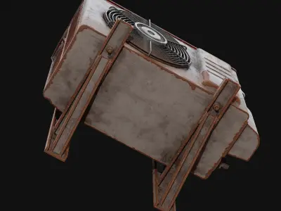 Air Conditioner Game Ready Low-poly 3D model