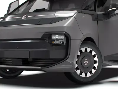 Renault Trafic e Tech HQ Int 2026 3D model